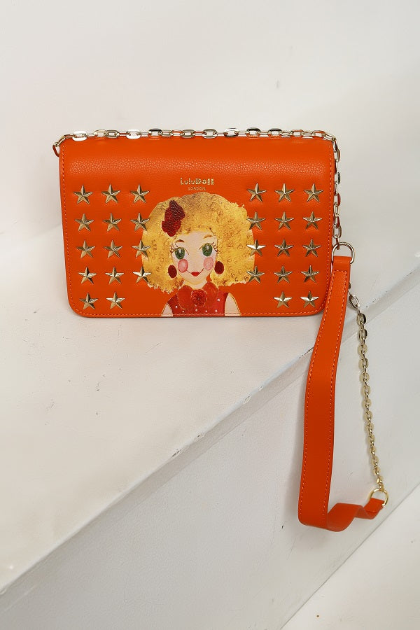 CLASSY SHIELA Red Yellow Crossbody