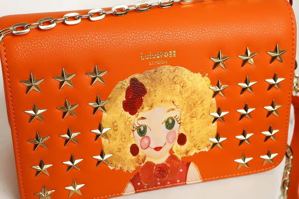 CLASSY SHIELA Red Yellow Crossbody