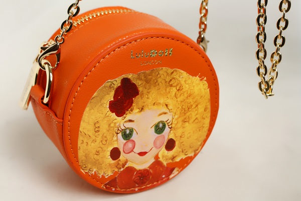 CLASSY SHIELA Red Yellow Round bag