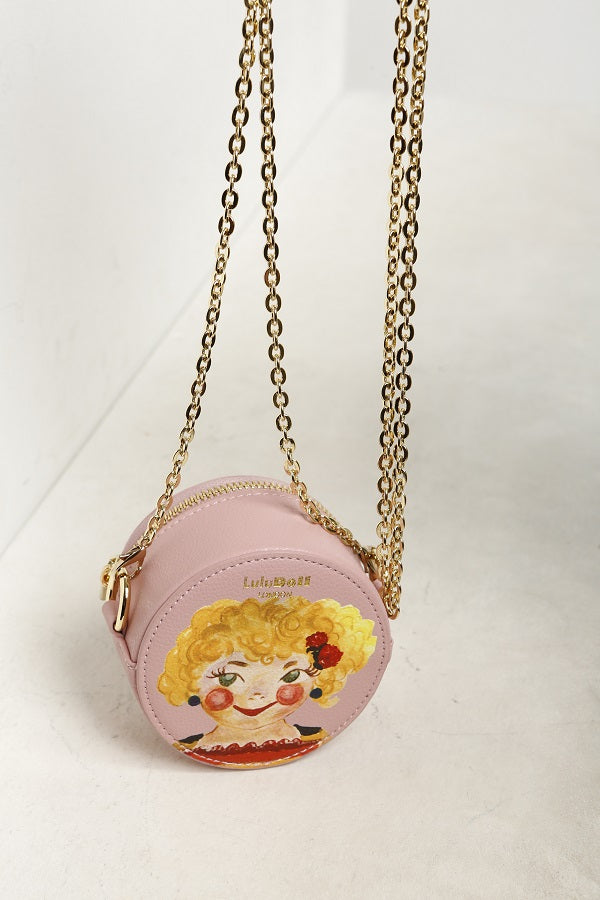 Happy Rene Rosy Pink Round bag – LuluDoll London