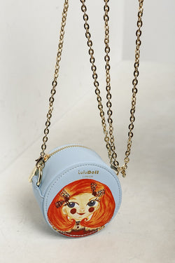 GracefullY Avril Sky Blue Round bag