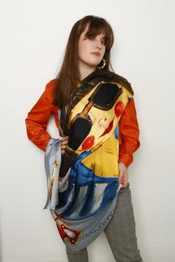 Smarty Mimi Signature Shield Silk Scarf